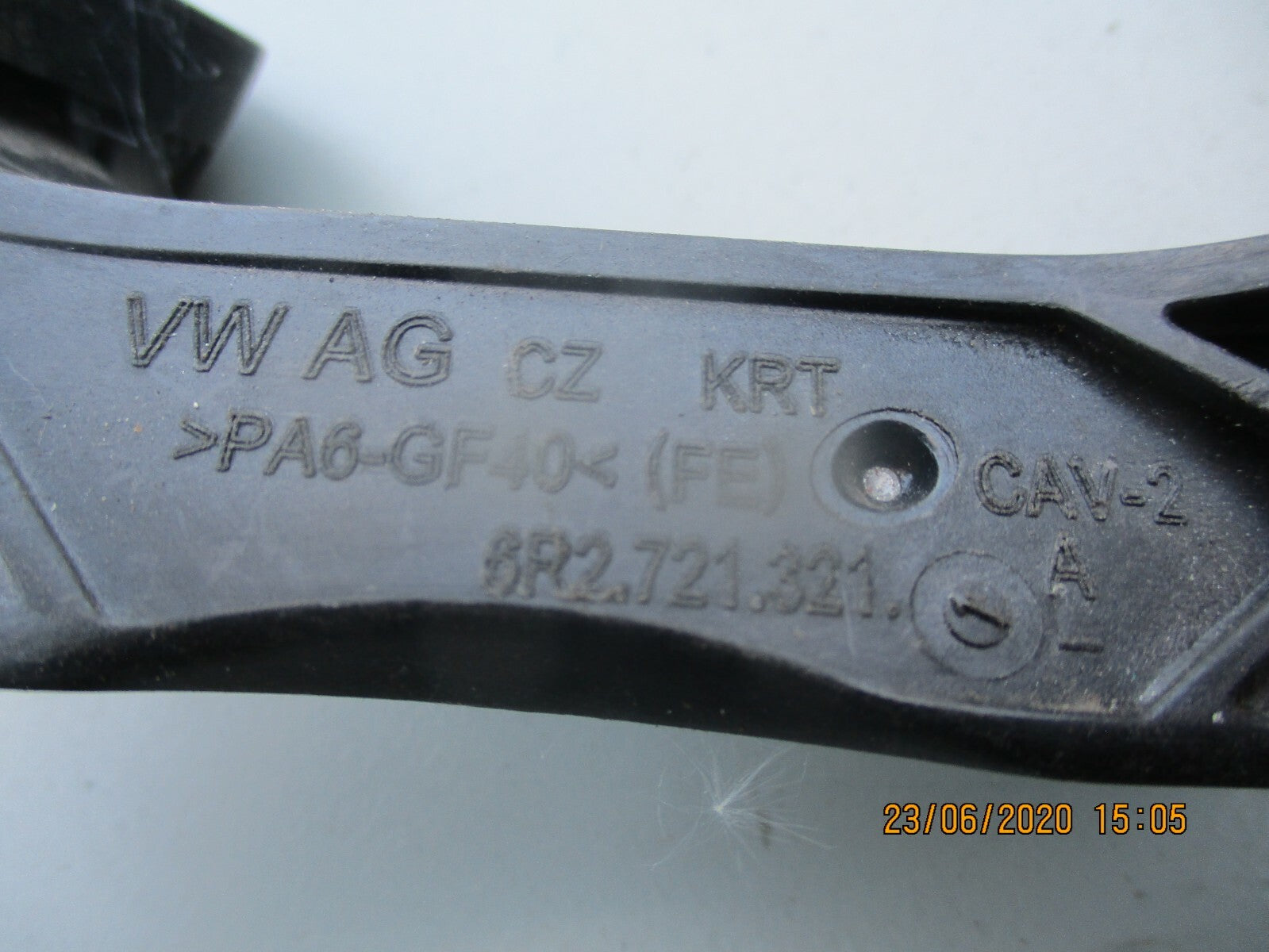 VW VOLKSWAGEN POLO 6R MK5 CLUTCH PEDAL 6R2721321