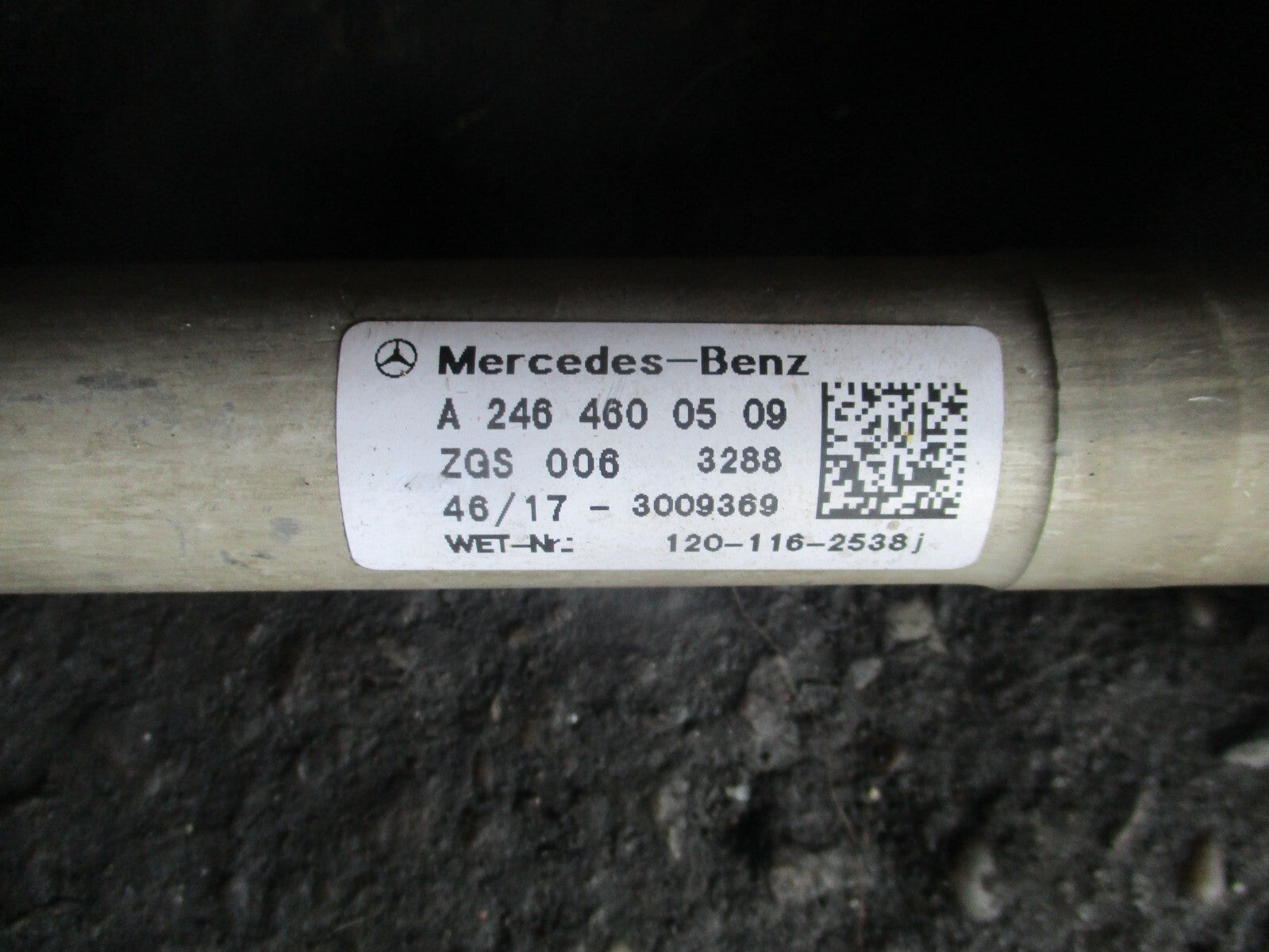 MERCEDES BENZ 2017 A CLASS W176 STEERING COLUMN A2464608901