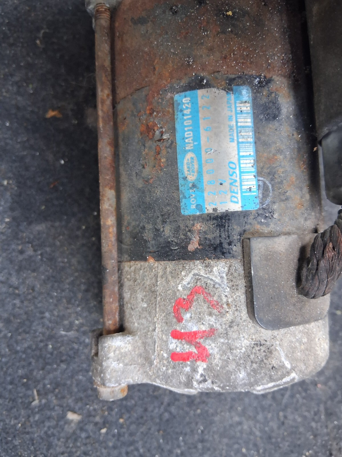 LAND ROVER FREELANDER 2003 1.8 PETROL STARTER MOTOR 2280006122