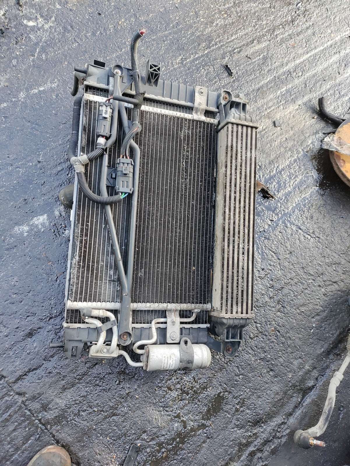 2009 VAUXHALL MERIVA A 1.7 DIESEL COMPLETE RADIATOR RAD PACK 52413735
