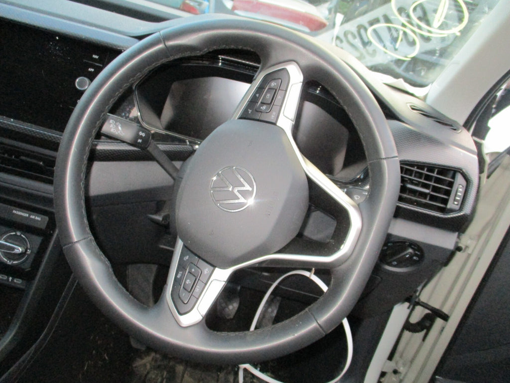 2023 VW VOLKSWAGEN T CROSS 3 SPOKE MULTIFUNCTION LEATHER STEERING WHEEL