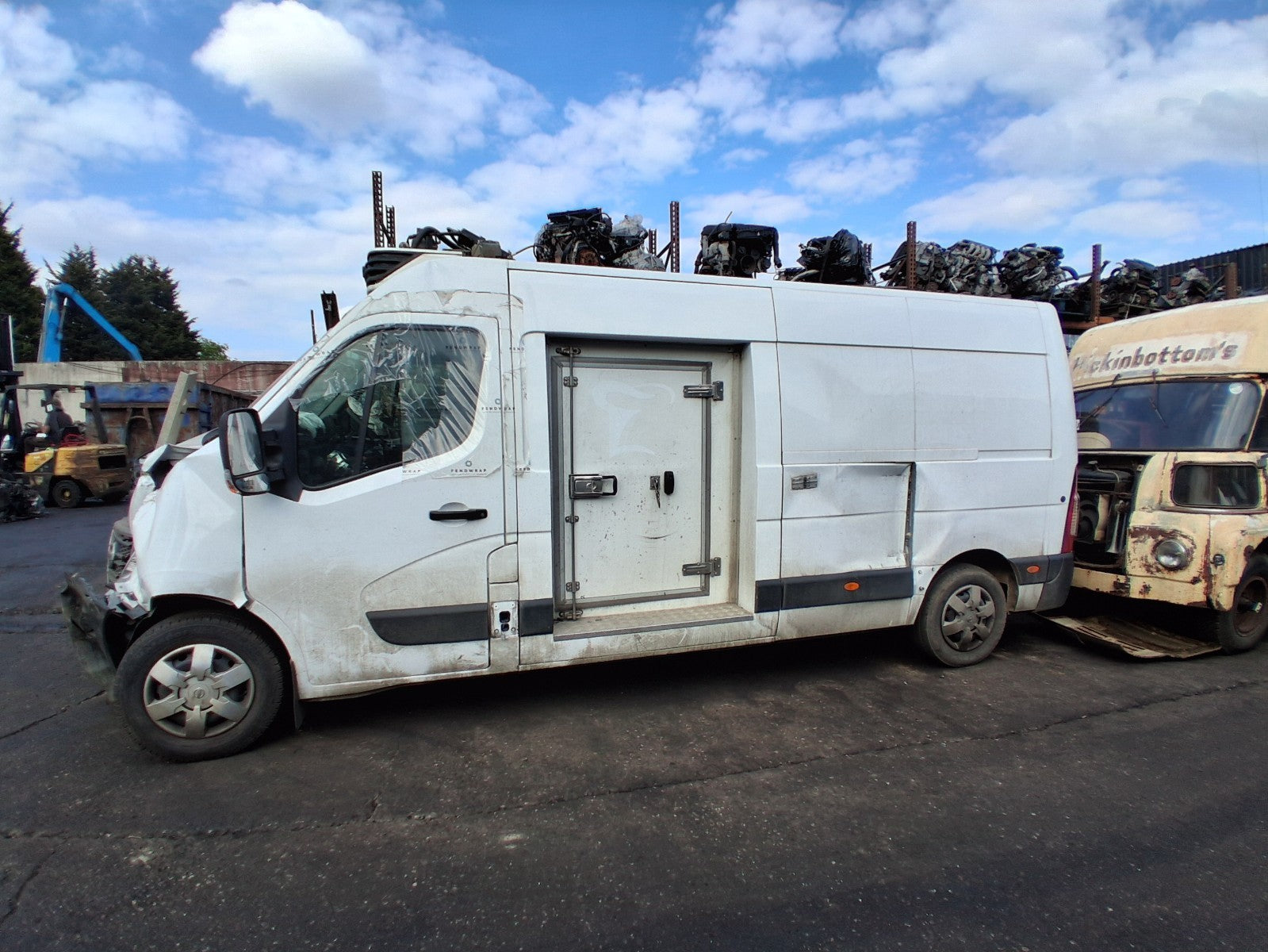2024 NISSAN INTERSTAR MASTER MK3 LEFT PASSENGER SIDE REFRIGERATOR DOOR FRIDGE