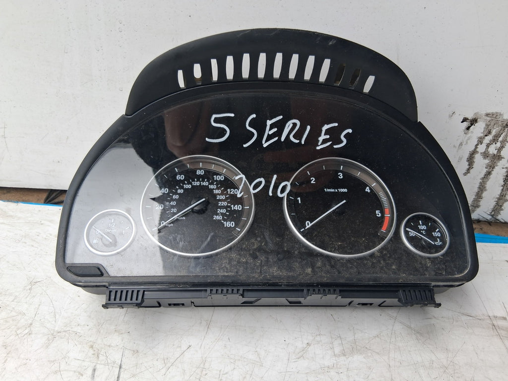 2010 BMW 5 SERIES F10 2.0 DIESEL MANUAL SPEEDO INSTRUMENT CLUSTER 9249347