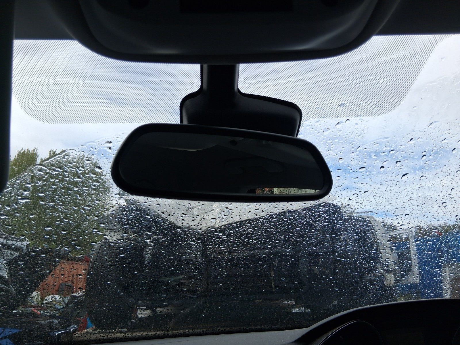 2015 PEUGEOT 308 MK2 ESTATE INTERIOR REAR VIEW MIRROR