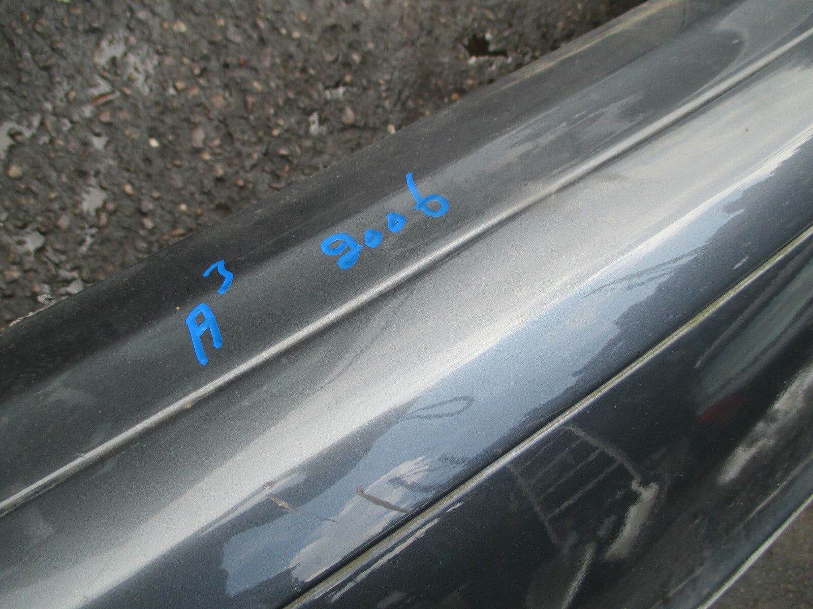 AUDI A3 8P MK2 2006 REAR COMPLETE BUMPER GREY 8P4807511