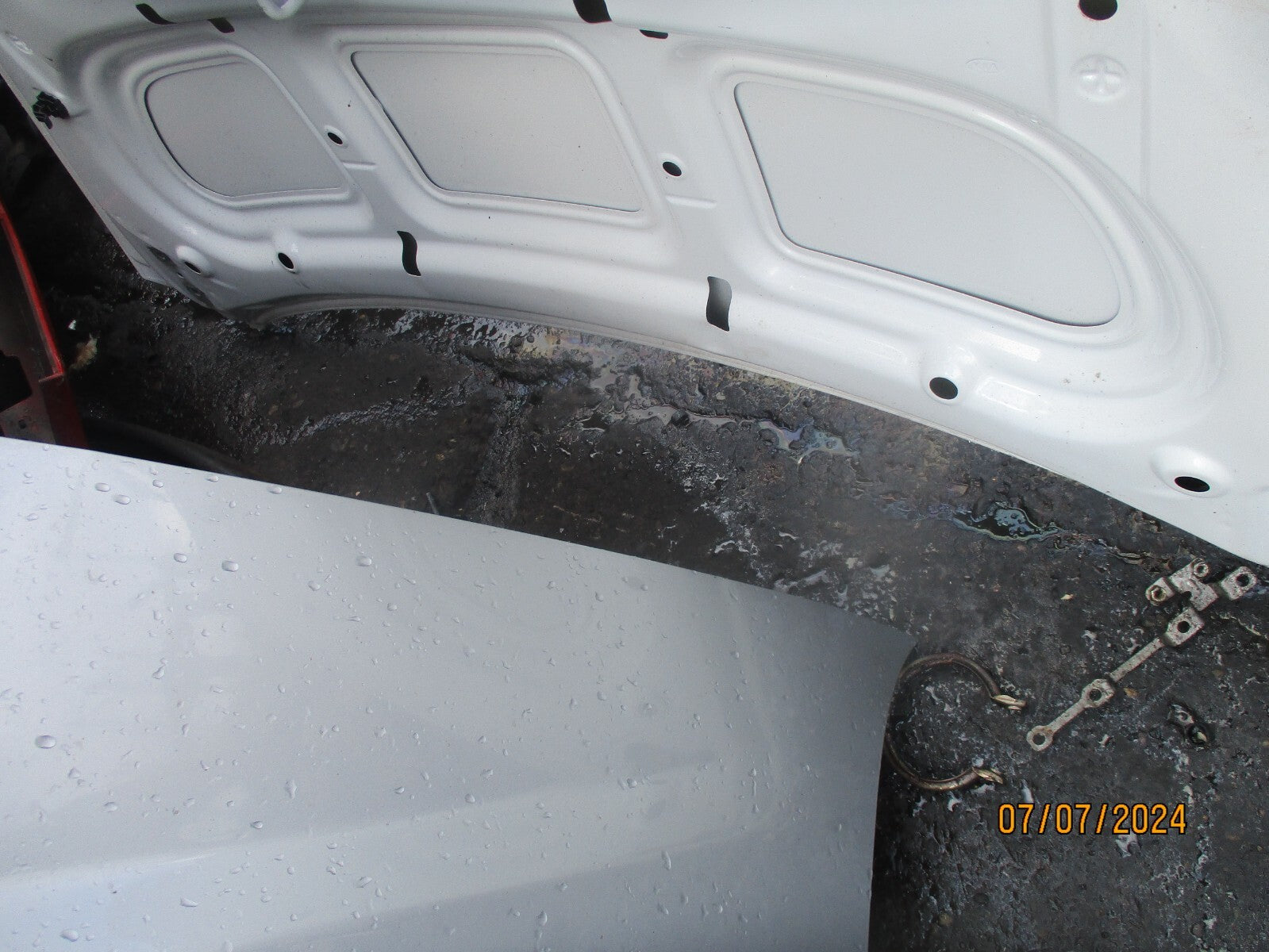 2023 KIA PICANTO MK3 JA FRONT BONNET PANEL WHITE DENTS