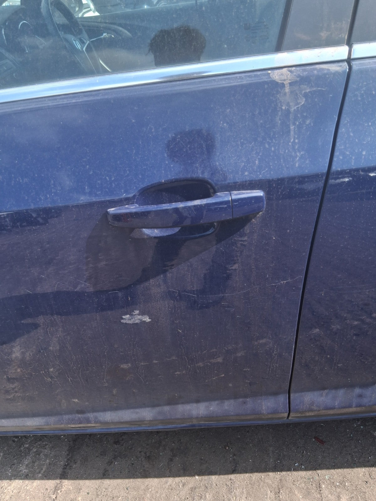 2013 VAUXHALL ASTRA J ESTATE NSF PASSENGER SIDE FRONT LEFT BARE DOOR BLUE