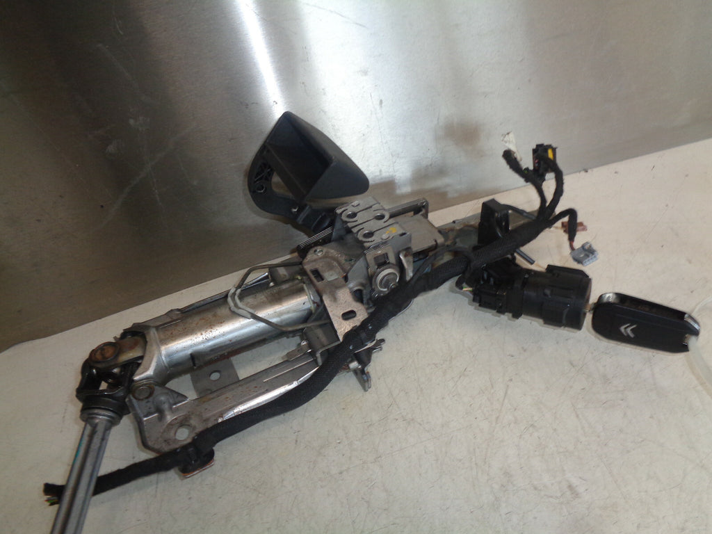 CITROEN C5 AIRCROSS 2019 1.5 DIESEL STEERING COLUMN WITH IGNITION BARREL + KEY