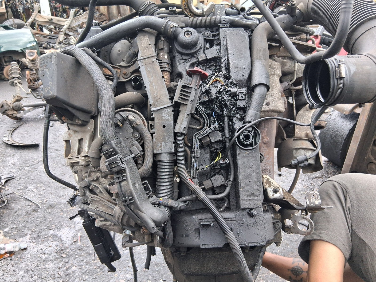 2010 MERCEDES BENZ SPRINTER W906 2.1 DIESEL COMPLETE ENGINE 651.955