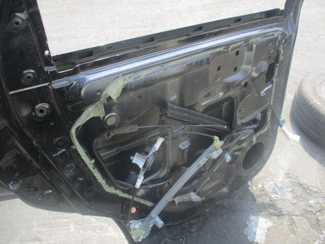 2010 NISSAN QASHQAI J10 +2 PLUS 2 NS PASSENGE SIDE REAR DOOR COMPLETE BLACK Z11G