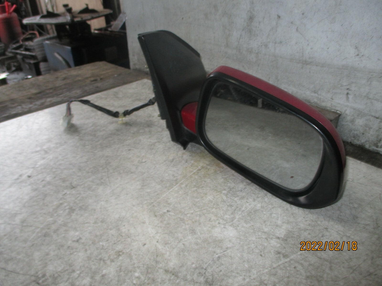 HONDA CIVIC MK7 SPORT 2005 3 DOOR OS DRIVER SIDE ELECTRIC DOOR WING MIRROR RED