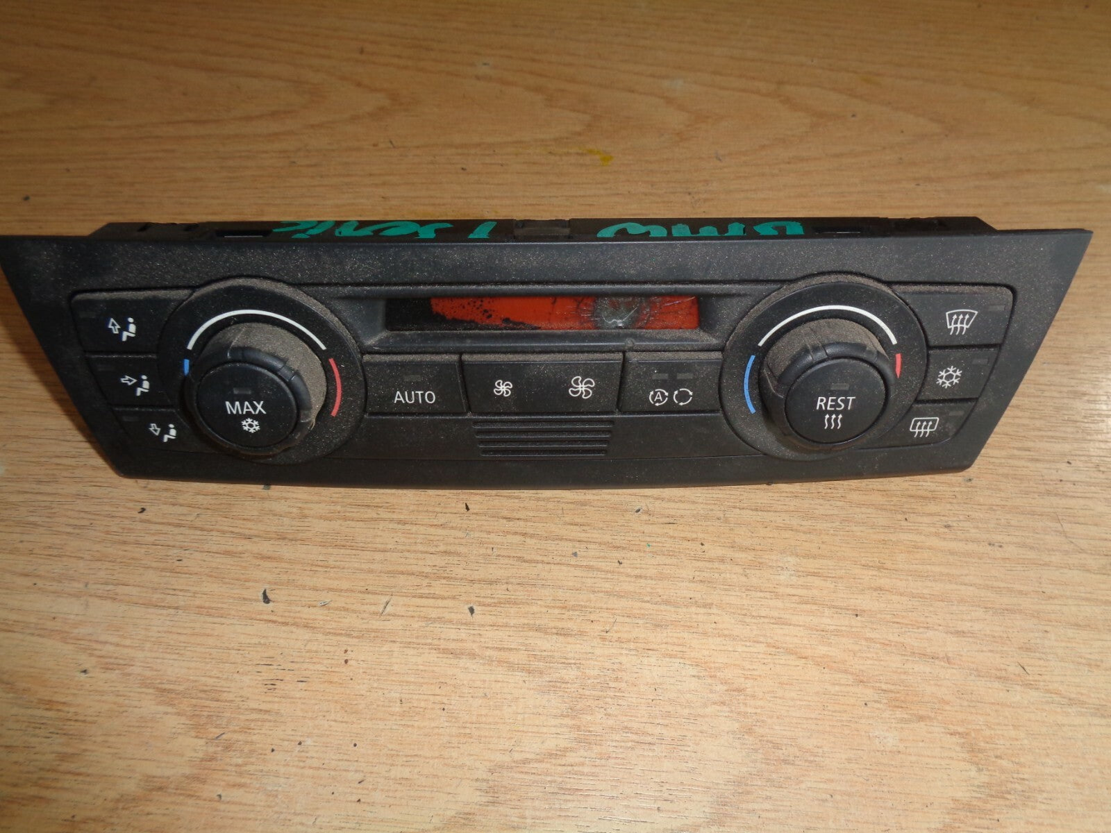 BMW 1 SERIES CLIMATE CONTROL PANEL HEATER CONTROLS 695853601