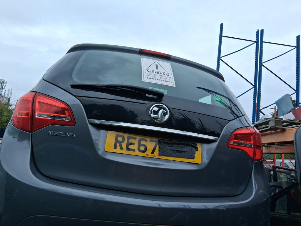 2017 VAUXHALL MERIVA B MK2 BARE TAILGATE BOOTLID SHINY GREY Z195