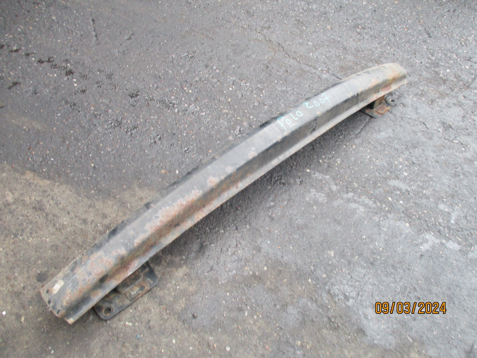 VW VOLKSWAGEN POLO MK4 2007 REAR BUMPER REINFORCEMENT CRASH BAR