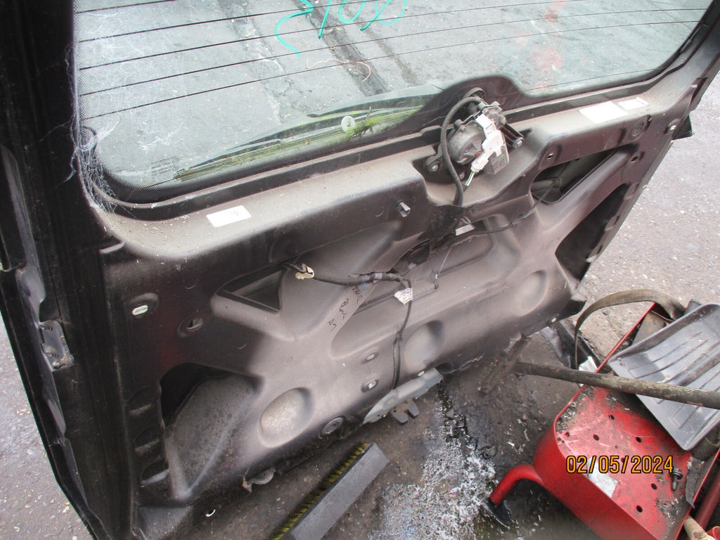 FIAT SCUDO 2013 MK2 REAR COMPLETE TAILGATE BOOTLID BLACK