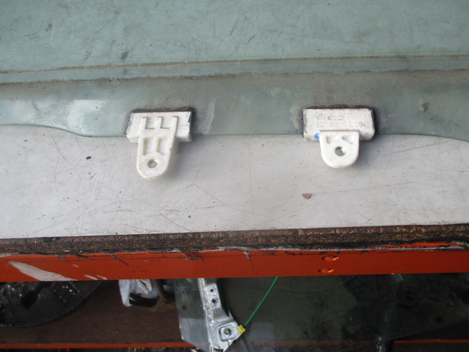 NISSAN NAVARA 2003 OSF DRIVER SIDE FRONT WINDOW GLASS