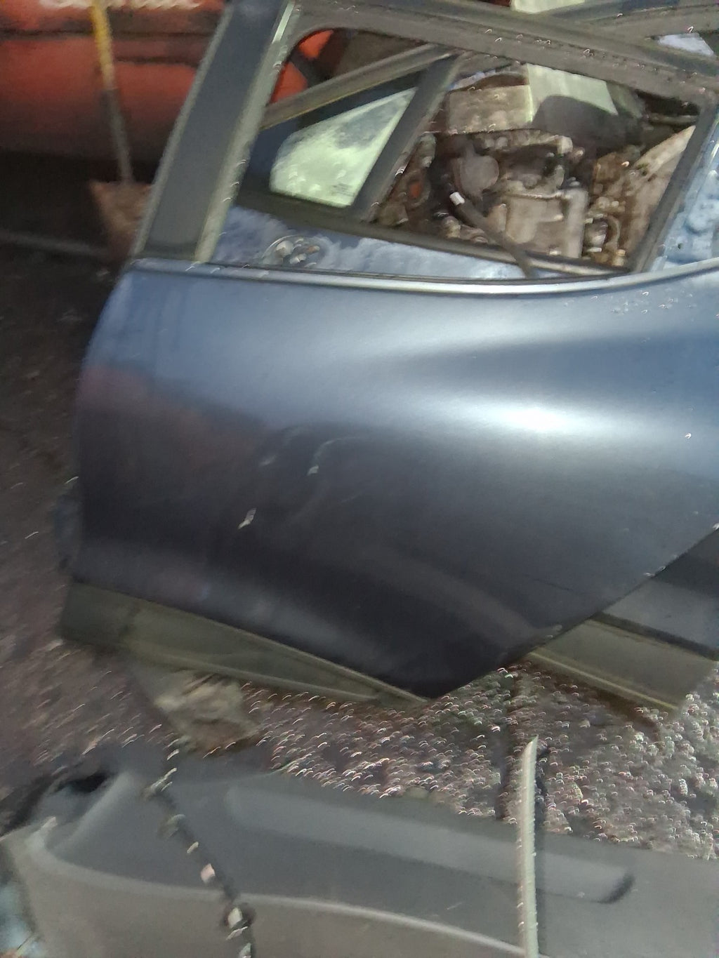 2017 RENAULT CLIO X98 MK4 NSR PASSENGER SIDE REAR LEFT BARE DOOR GREY