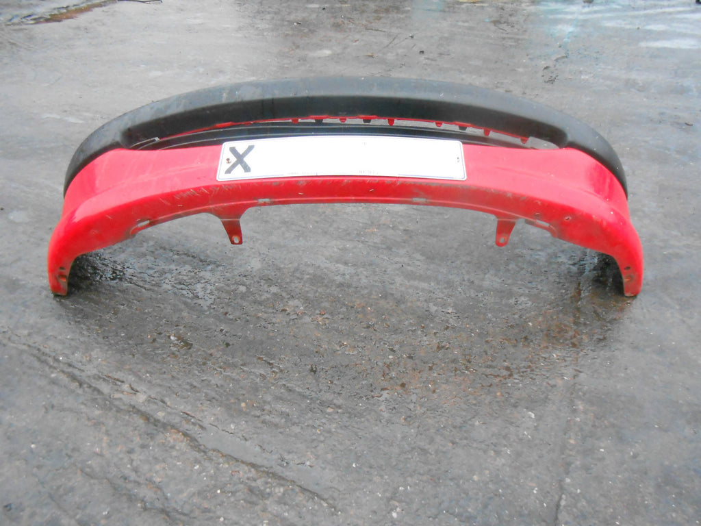 PEUGEOT 206 2002 PRE FACELIFT COMPLETE FRONT PLASTIC BUMPER RED