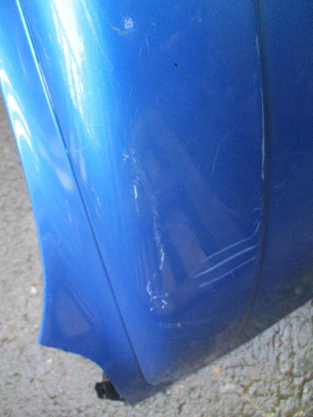 PEUGEOT 307 MK1 2003 REAR COMPLETE FRONT BUMPER BLUE