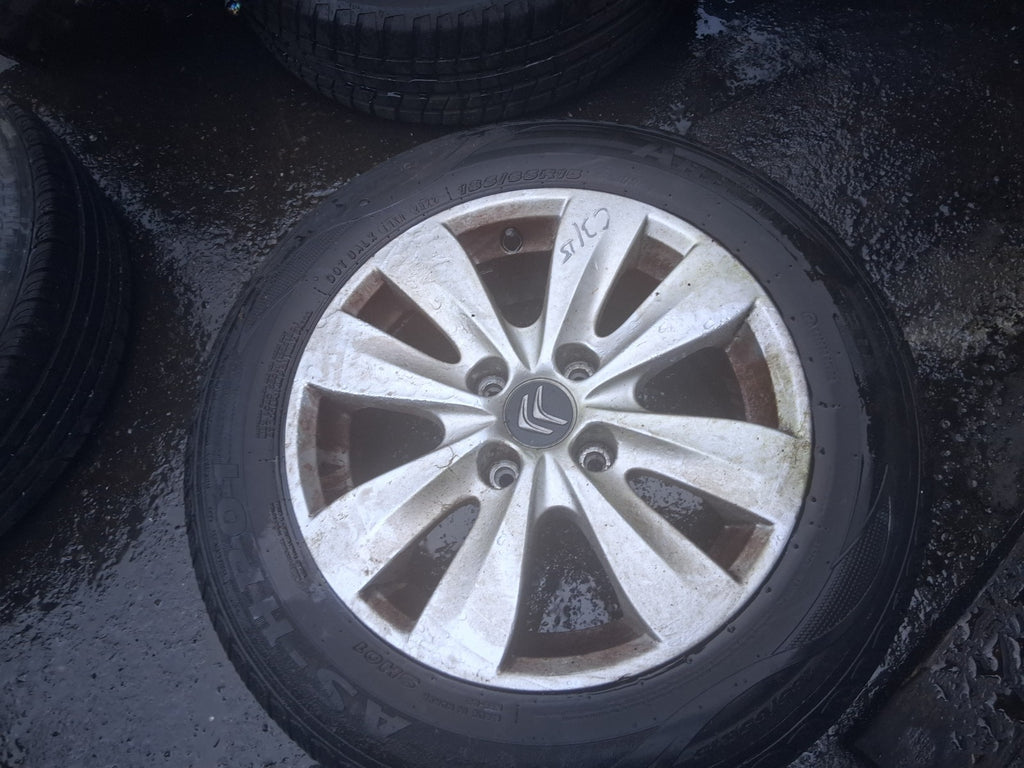 CITROEN C3 2015 ALLOY WHEEL WITH TYRE 185/65R15