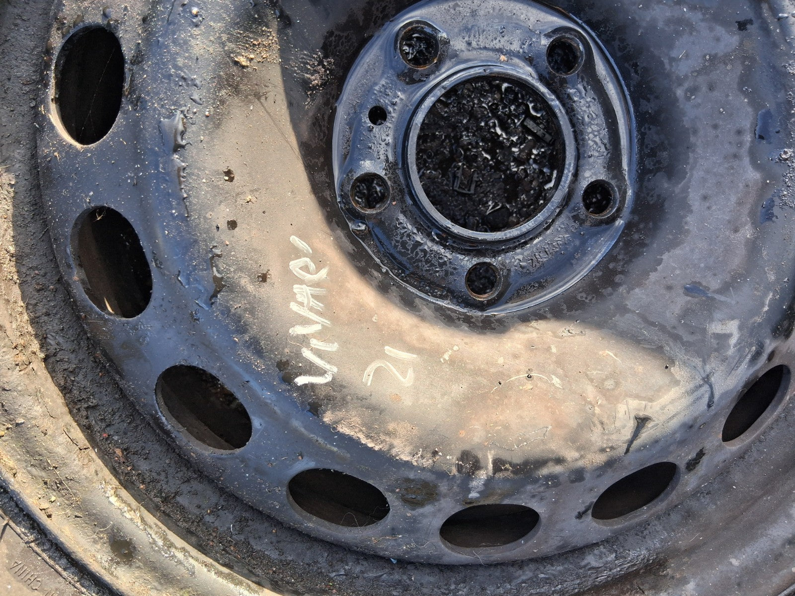 2021 VAUXHALL VIVARO MK3 16 INCH STEEL WHEEL WITH TYRE 215/65R16C
