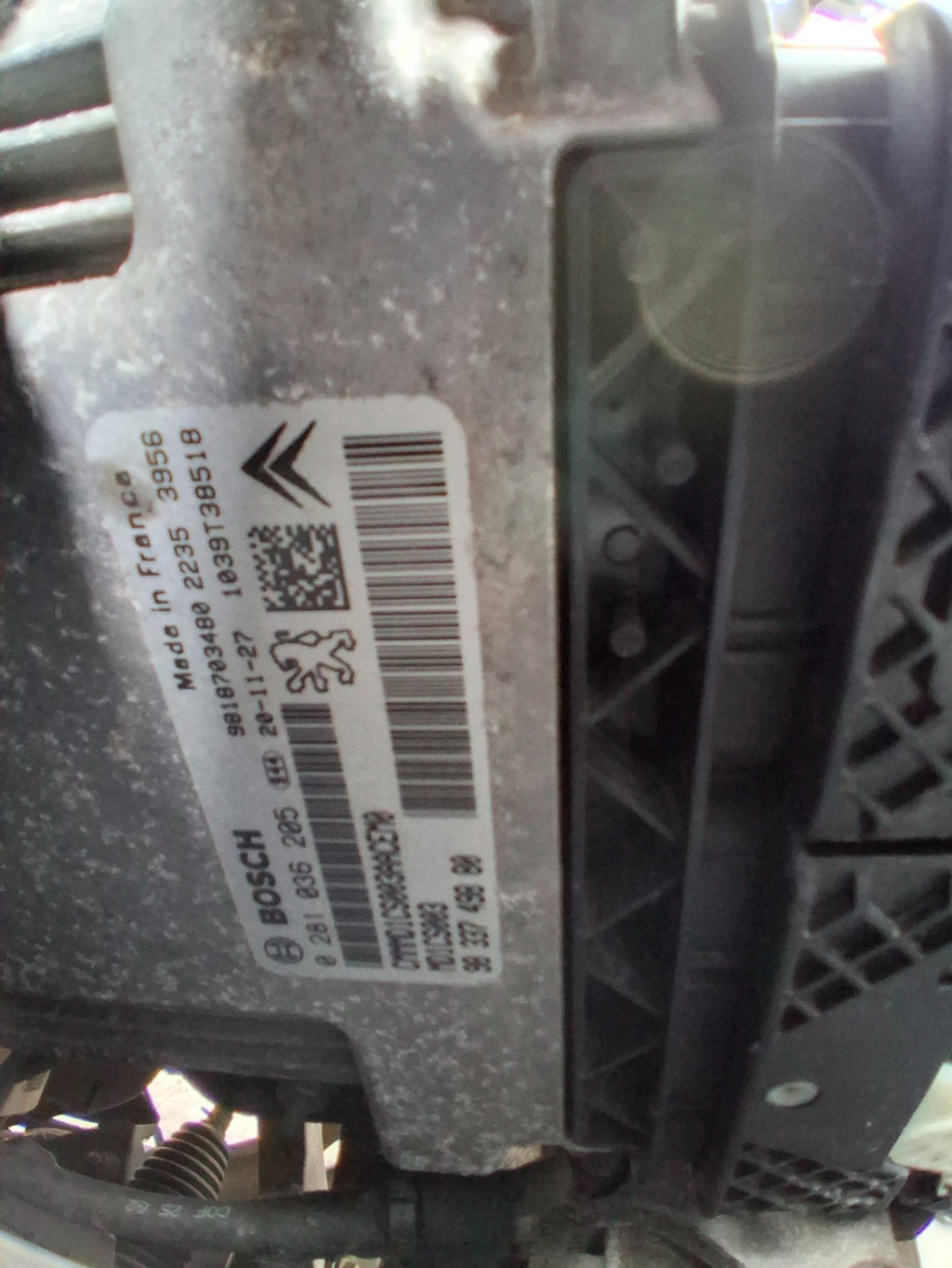 2020 VAUXHALL COMBO E MK4 1.5 DIESEL ECU ENGINE CONTROL UNIT 9818703480
