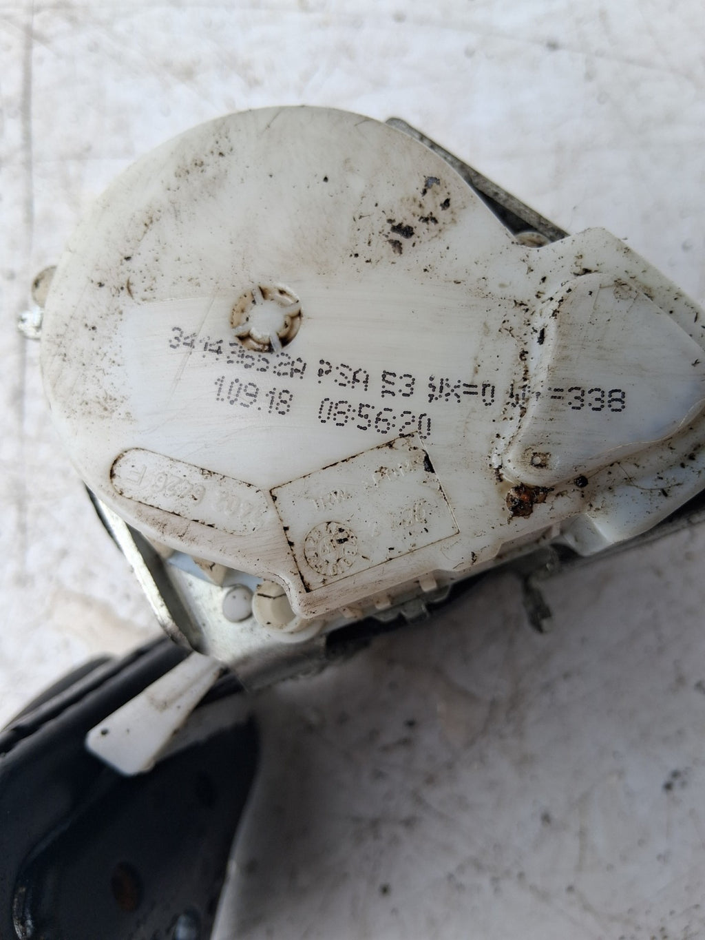 2019 CITROEN C4 OSR DRIVER SIDE REAR SEAT BELT 34143652A
