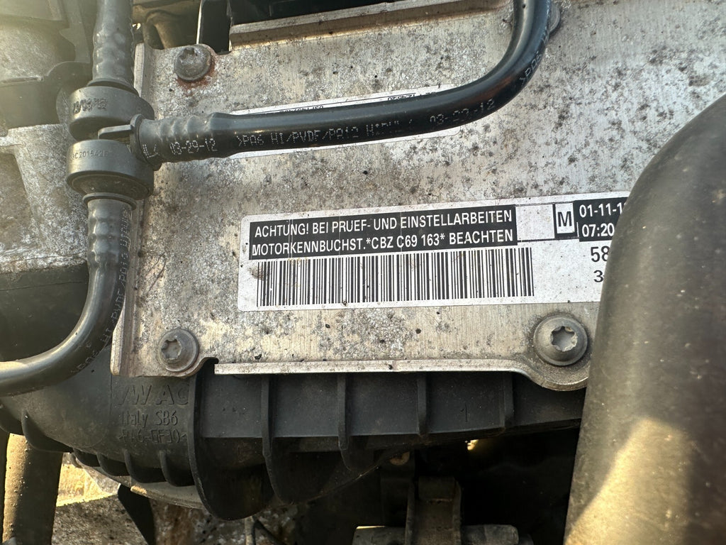 2012 SEAT IBIZA 1.2 PETROL ENGINE COMPLETE CBZ
