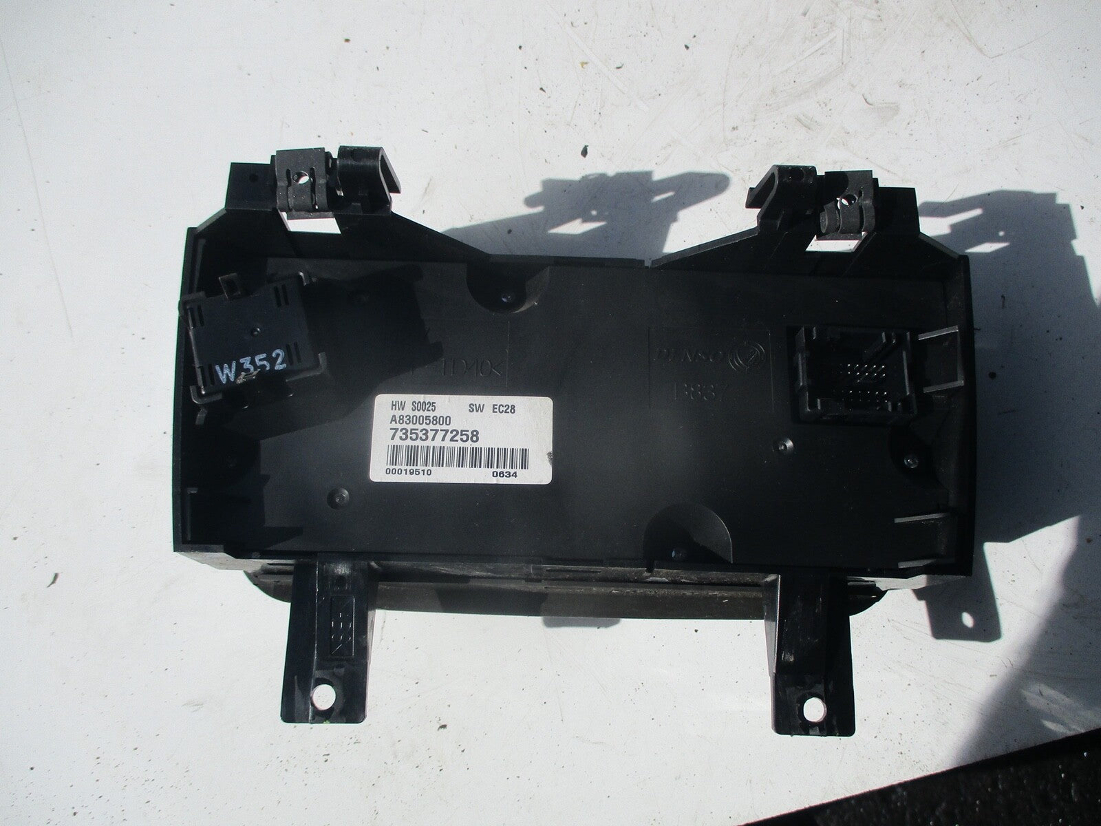 FIAT IDEA 2004 CLIMATE HEATER CONTROL PANEL UNIT 735377258