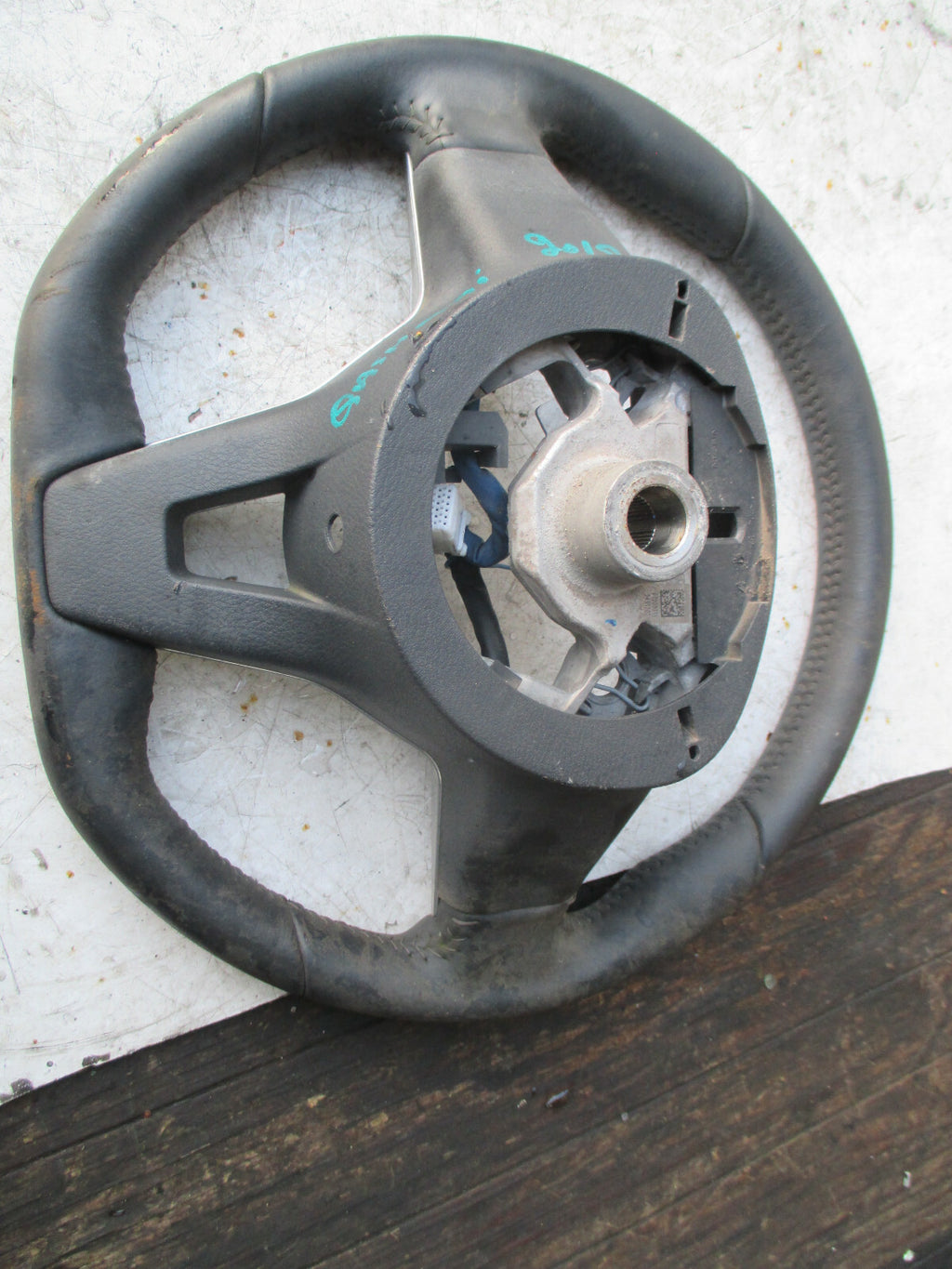 NISSAN QASHQAI J11 2018 FLAT BOTTOM MULTIFUNCTION STEERING WHEEL 48430HV05C
