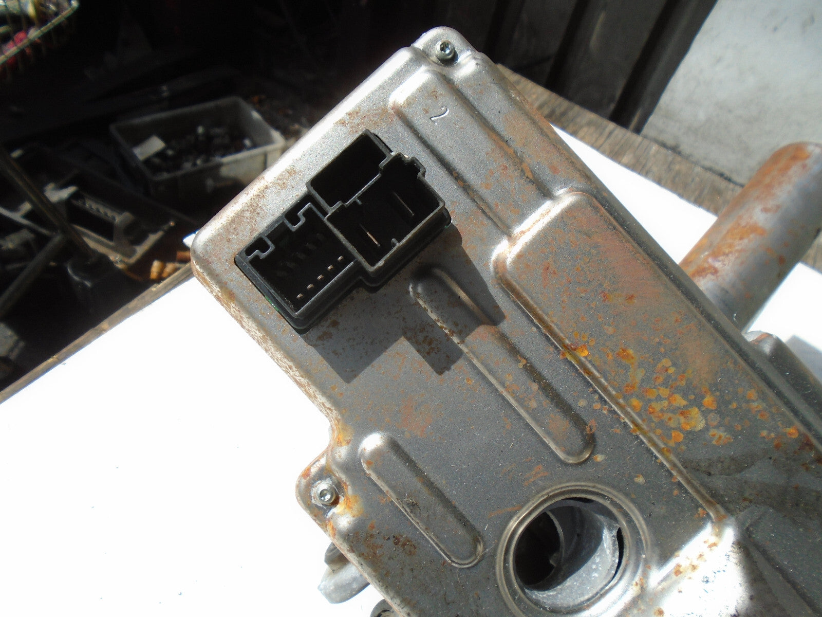 VAUXHALL CORSA E 2015 ELECTRONIC POWER STEERING COLUMN 13428866
