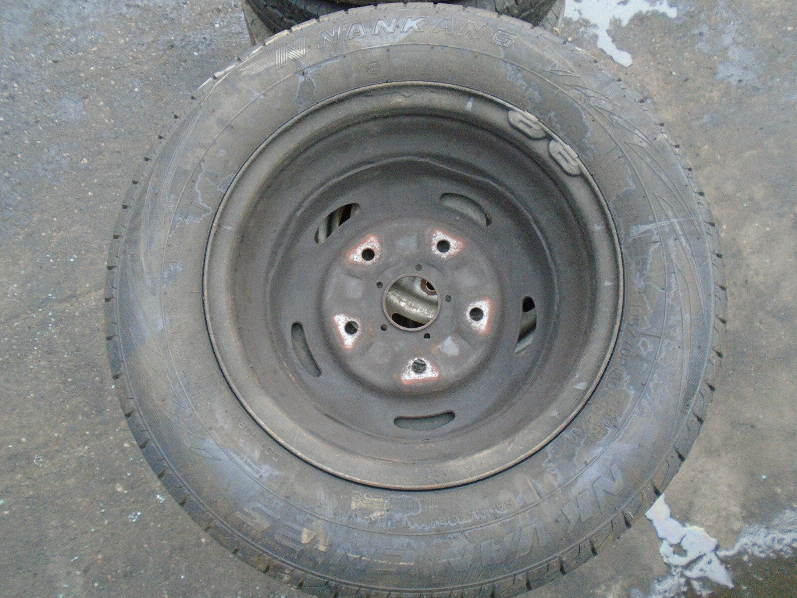 FORD TRANSIT MK7 2012 STEEL WHEEL WITH TYRE 195/70R15C