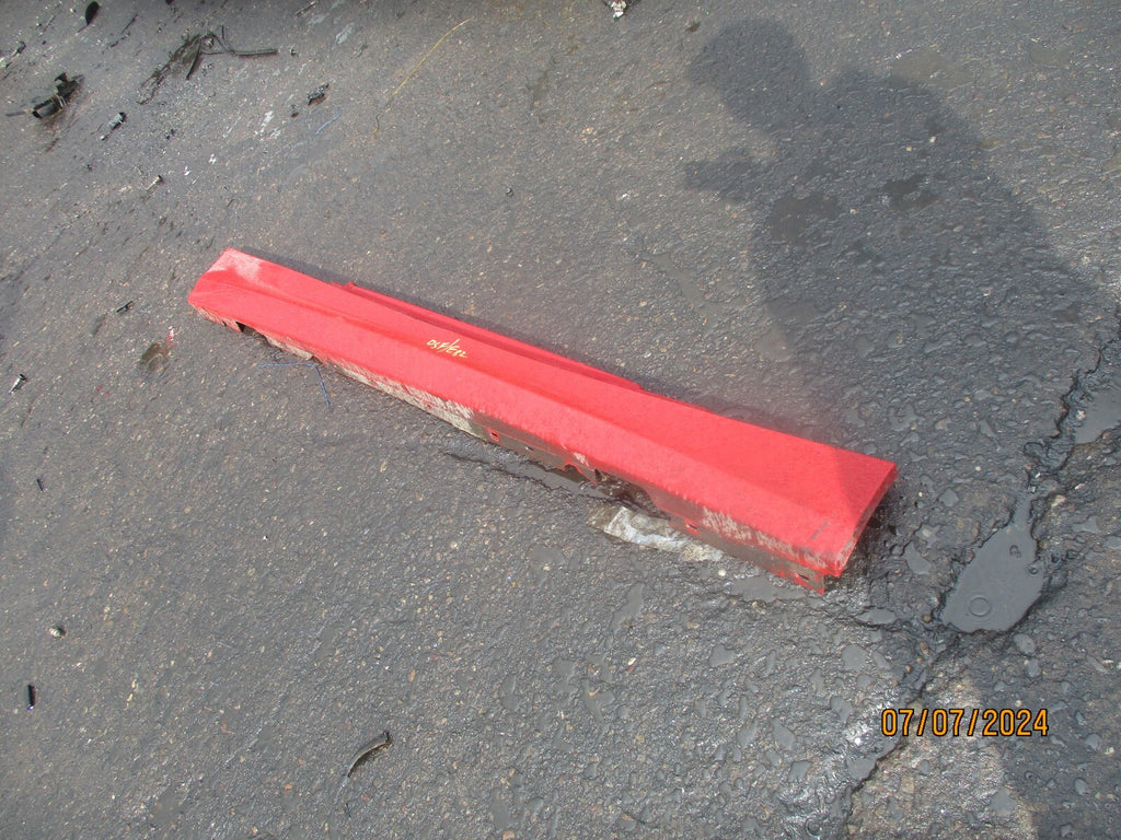 BMW 1 SERIES E82 2009 NS PASSENGER SIDE SKIRT VALANCE RED