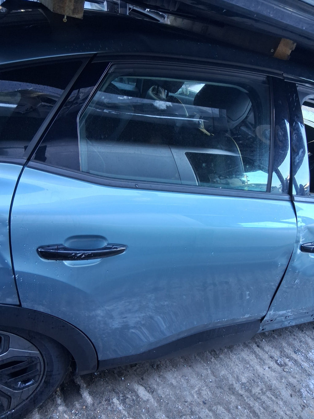 2023 CITROEN C4 MK3 OSR DRIVER SIDE REAR RIGHT BARE DOOR OLBIA BLUE EQN