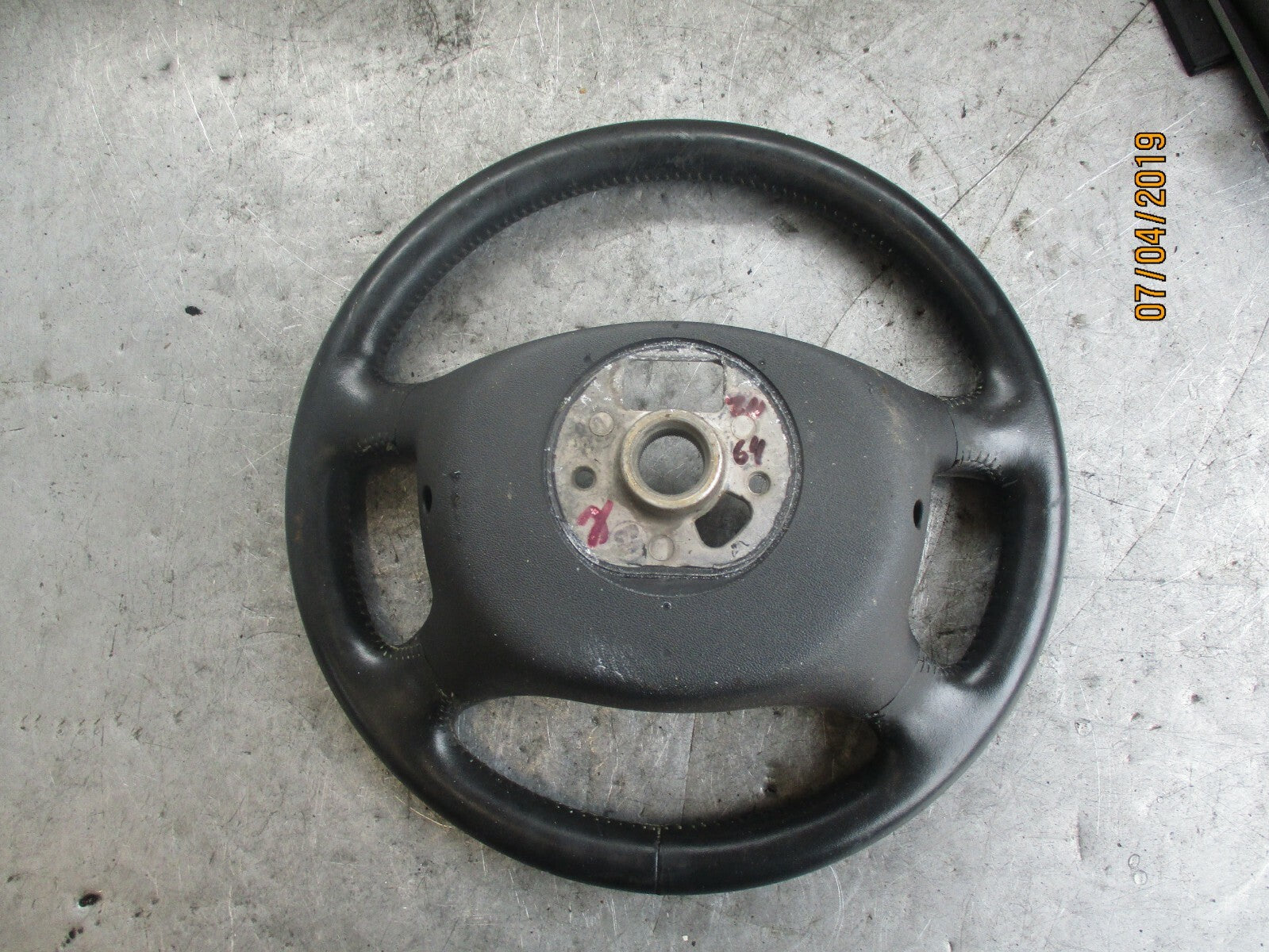AUDI A2 8Z STEERING WHEEL LEATHER BLACK 8Z0419091E