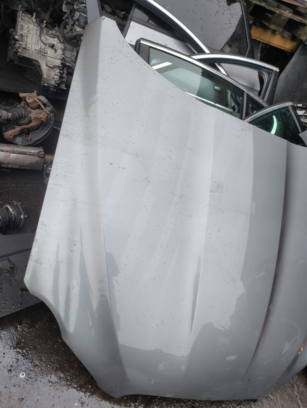 2009 JAGUAR XF X250 FRONT BONNET HOOD PANEL SILVER