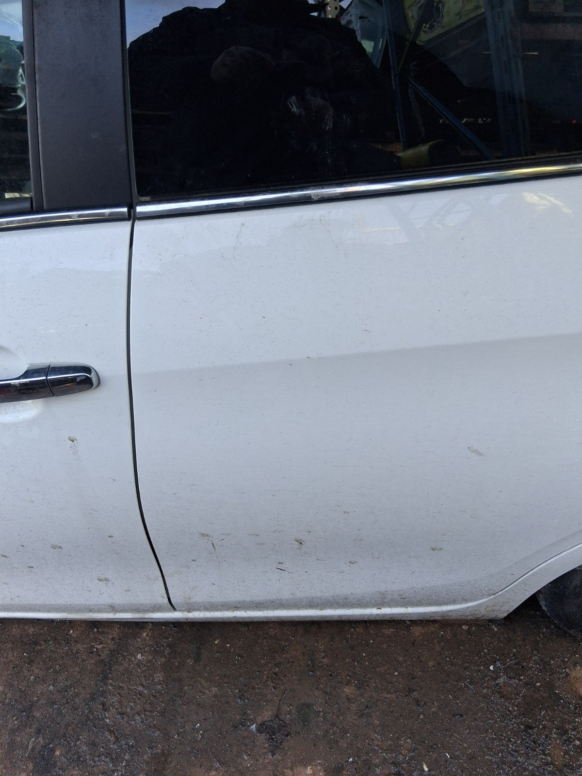 2018 CITROEN C1 MK2 NSR PASSENGER SIDE REAR COMPLETE DOOR LIPIZAN WHITE KWD
