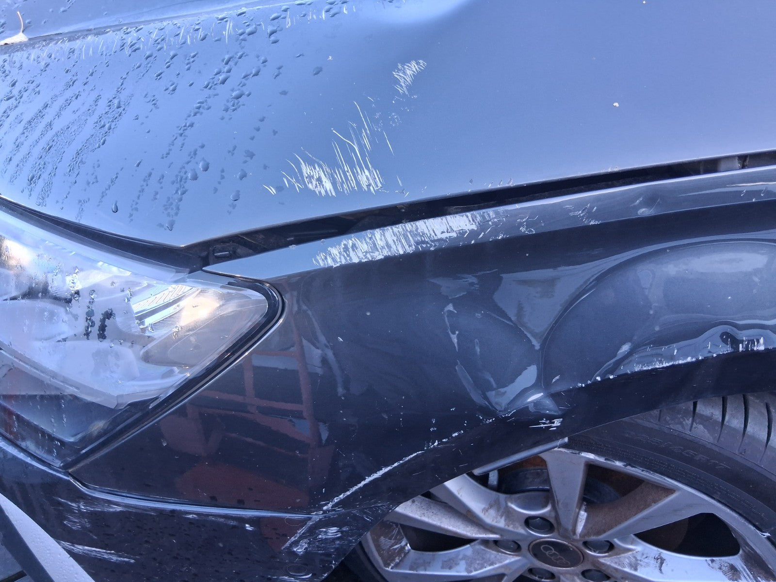 2025 AUDI A3 8Y HATCHBACK FACELIFT NSF PASSENGER SIDE LEFT WING PANEL GREY LX7L