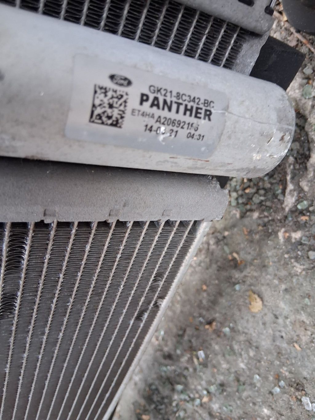 2021 FORD TRANSIT 350 MK8 FWD 2.0 DIESEL RADIATOR RADPACK GK218C342BC