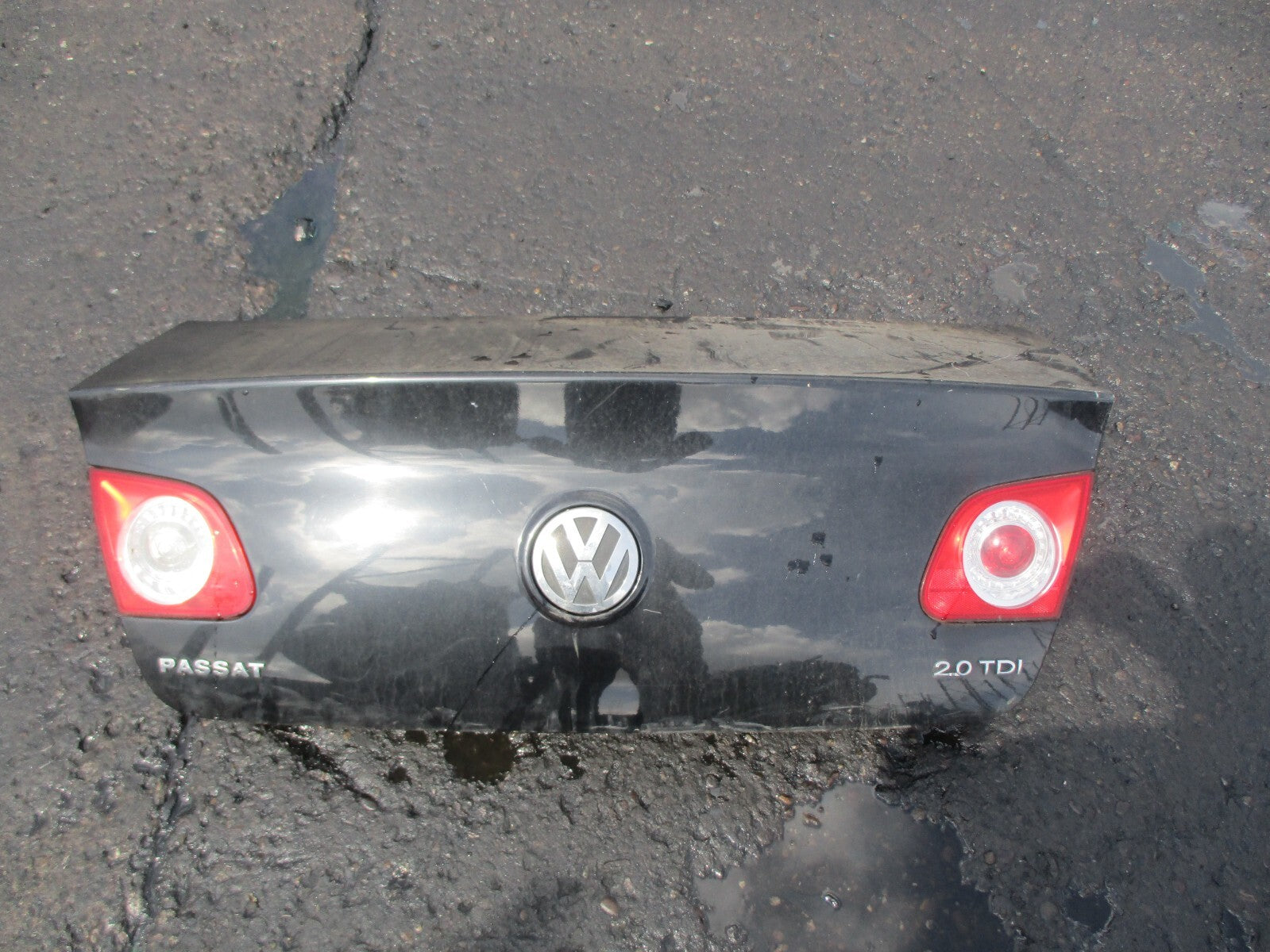 VW PASSAT B6 2007 TAILGATE BOOTLID BLACK