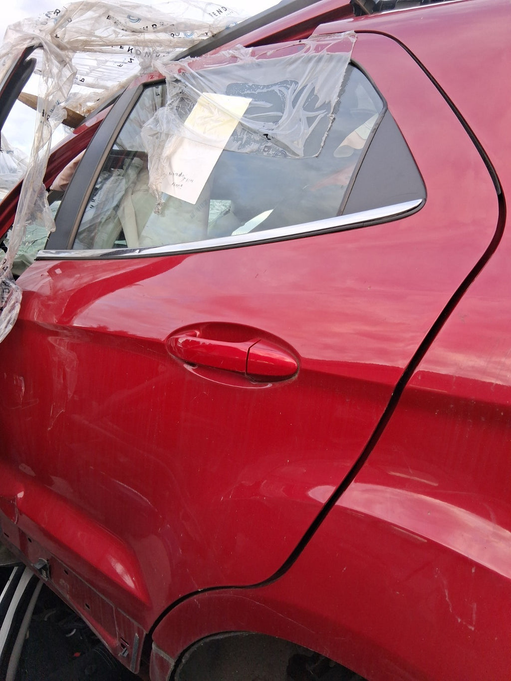 2021 FORD ECOSPORT MK2 NSR PASSENGER SIDE REAR LEFT BARE DOOR RED