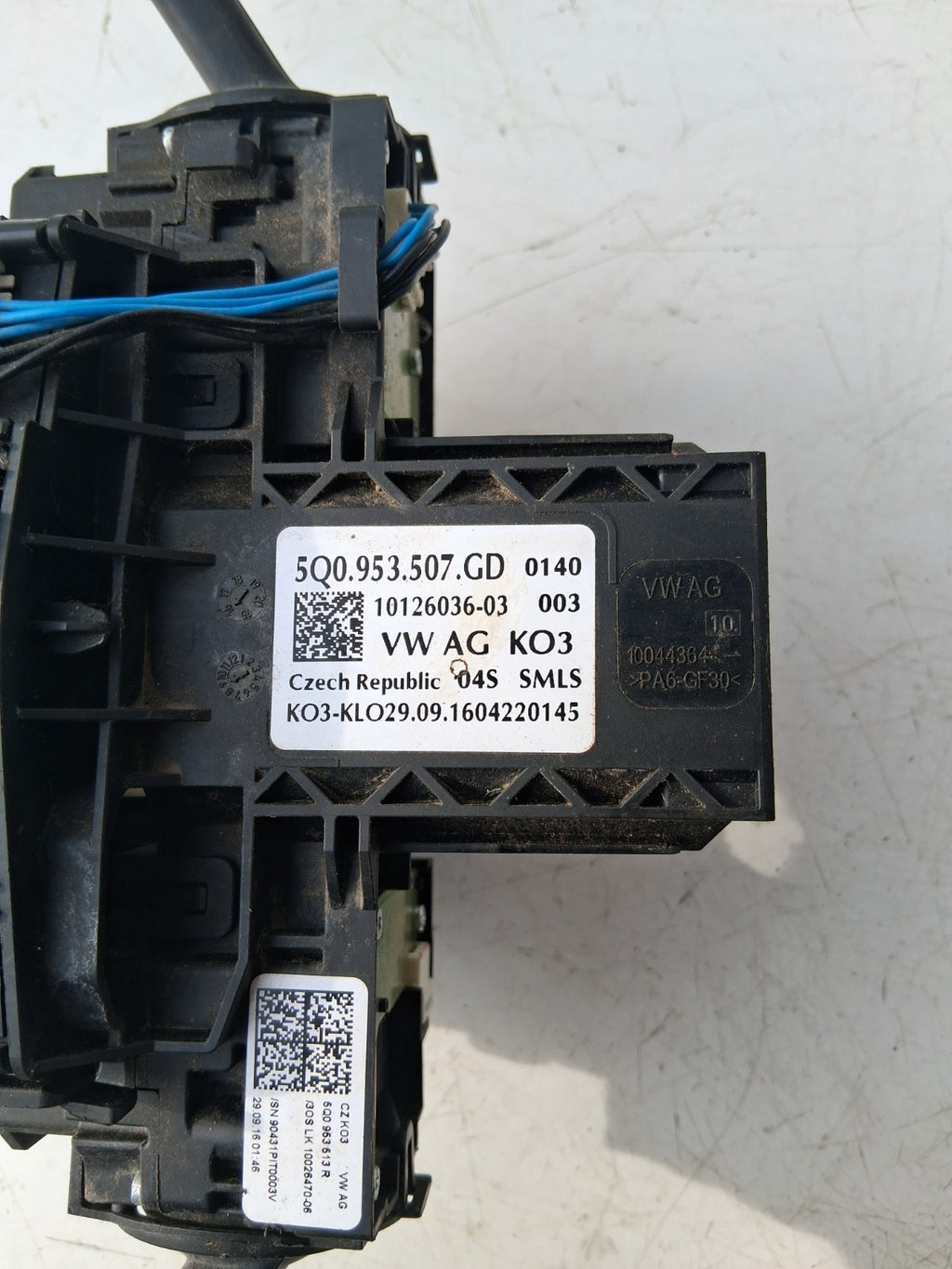 SEAT LEON MK3 VW 2017 INDICATOR WIPER SWITCH & SQUIB SLIP RING 5Q0953549F