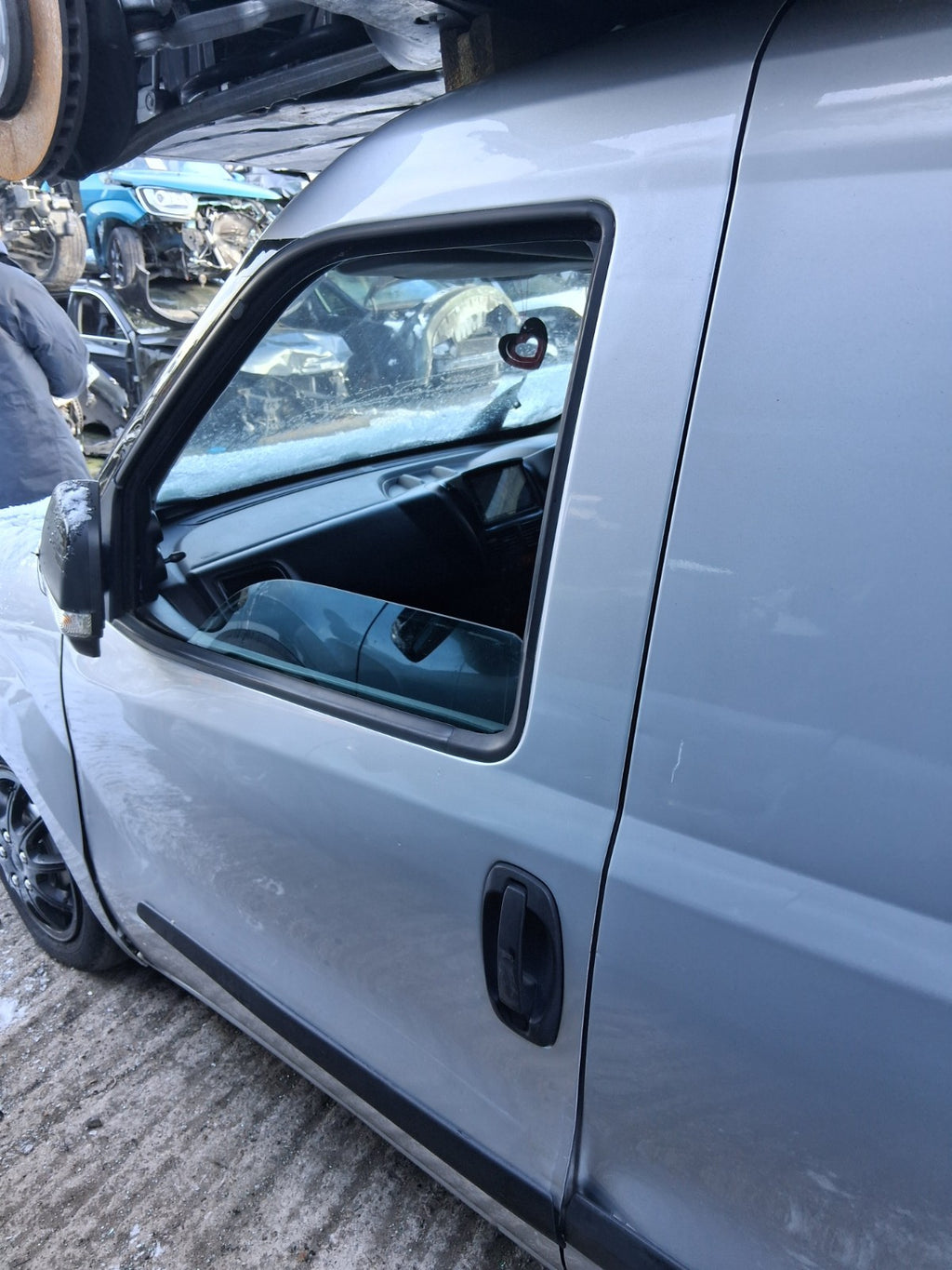 2015 VAUXHALL COMBO D NSF PASSENGER SIDE FRONT LEFT BARE DOOR SILVERFISH 612A