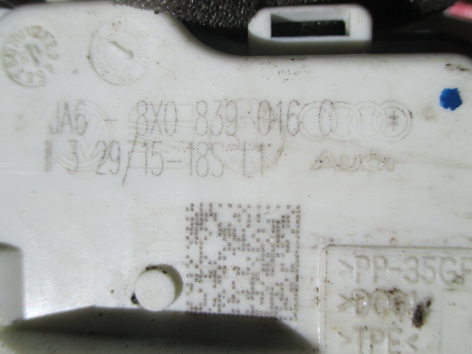 AUDI A1 8X 2015 OSR DRIVER SIDE REAR DOOR LOCK 8X0839016C