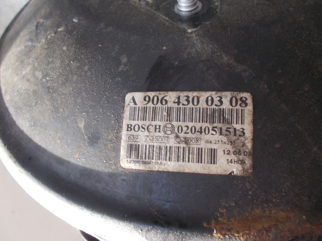 MERCEDES SPRINTER W906 2008 MK2 BRAKE SERVO A9064300308