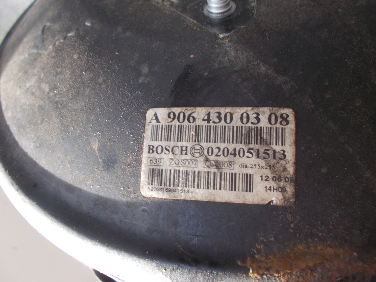 MERCEDES SPRINTER W906 2008 MK2 BRAKE SERVO A9064300308