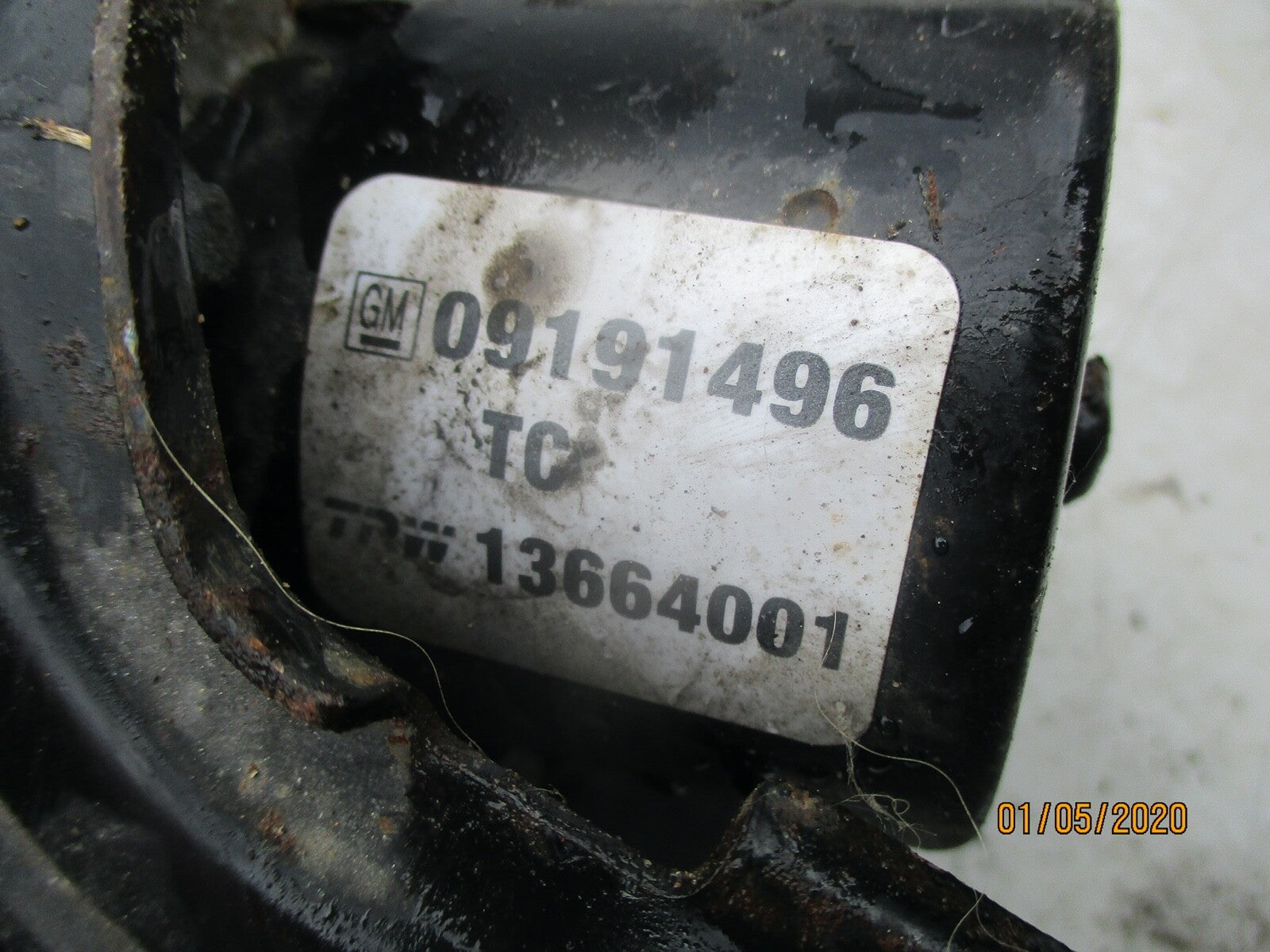 VAUXHALL VECTRA C 2003 2.0 DTI ABS PUMP 13664001 54085712A