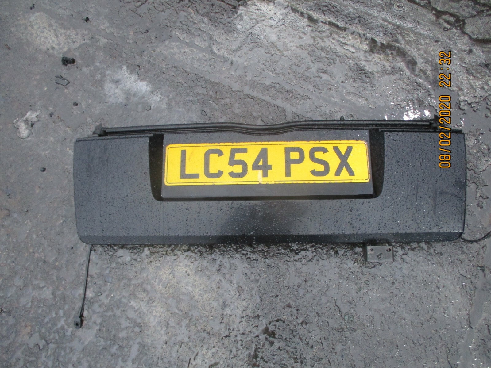 CITROEN C2 2004 REAR BOTTOM BOOT LID TAILGATE PANEL BLACK