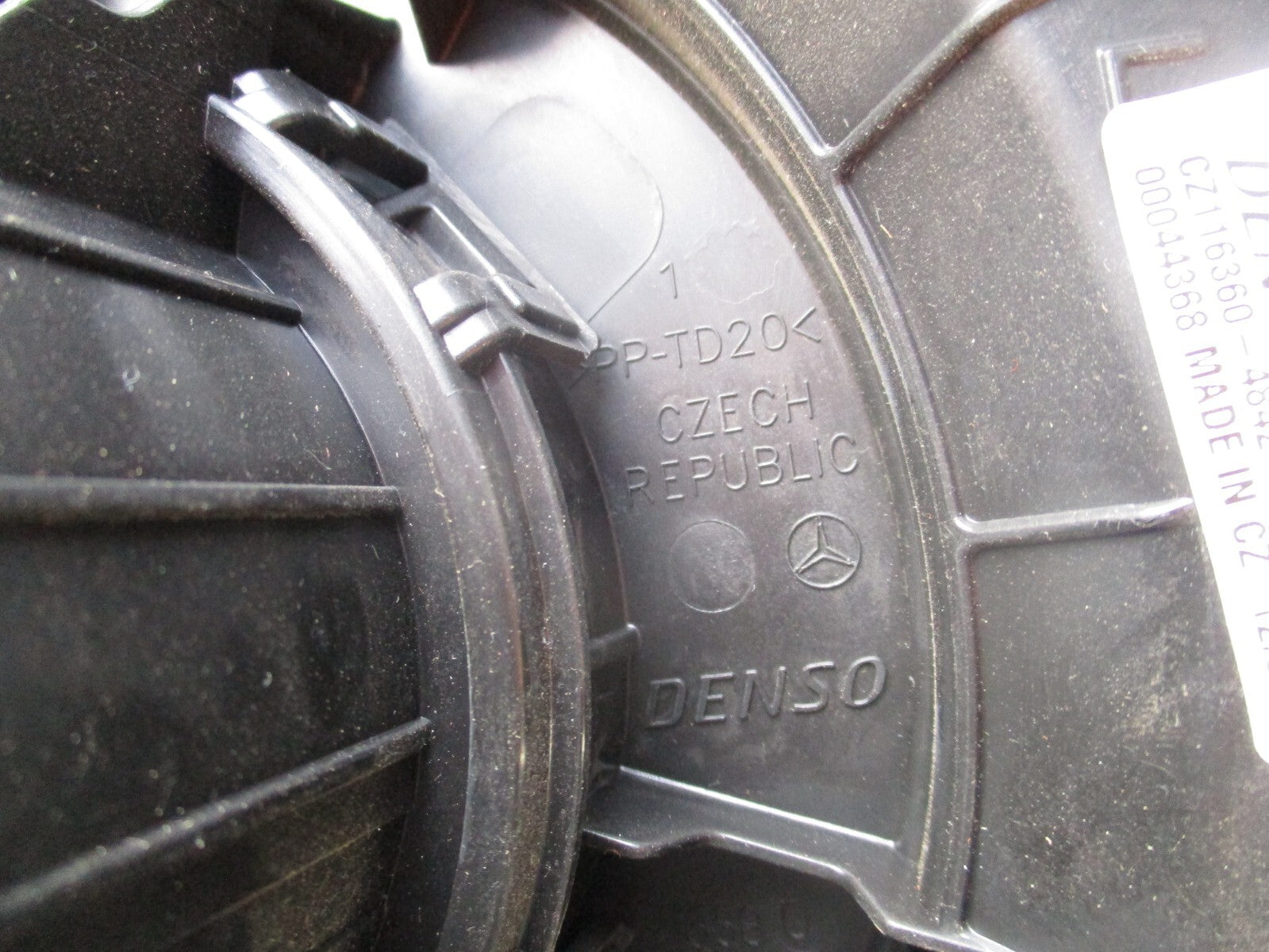 2021 MERCEDES SPRINTER W907 AIR CON HEATER BLOWER MOTOR  A0008308002