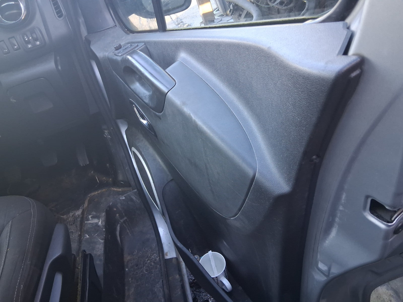 2017 VAUXHALL VIVARO MK2 OSF DRIVER SIDE FRONT RIGHT WINDOW MOTOR & REGULATOR